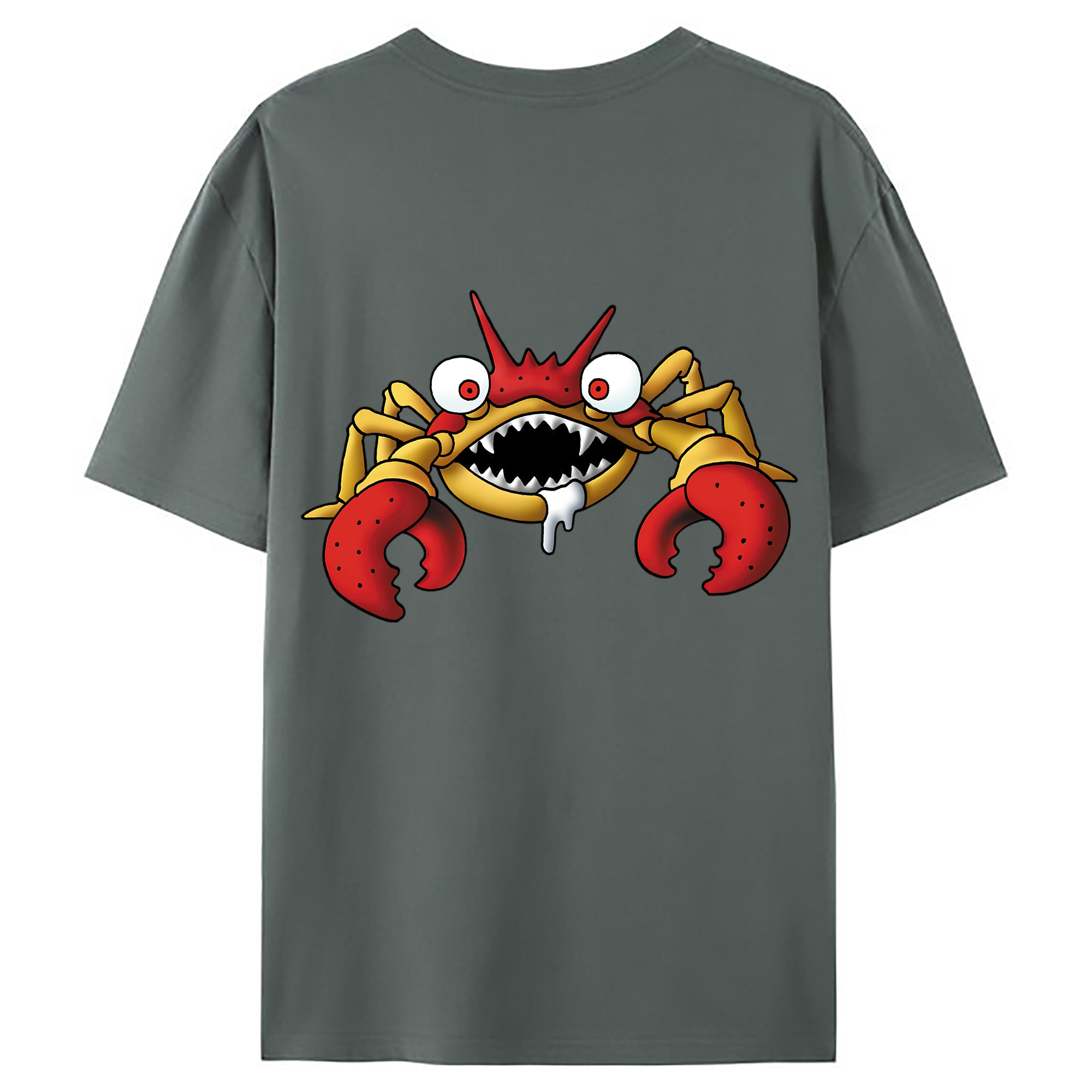 （画像用） ドラゴンクエスト Doragon Kuesuto Dragon Quest 綿100％ メンズ半袖Tシャツ（バックプリント） 通気性